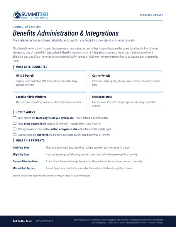 Benefits Administration & Integrations thumbnail