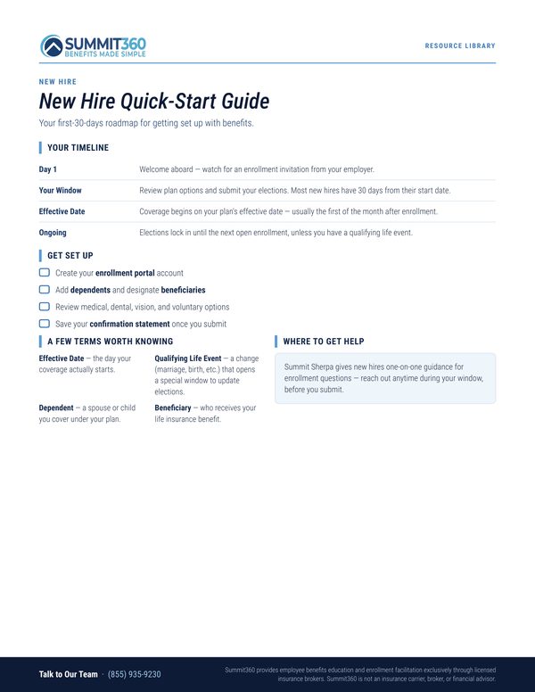New Hire Quick-Start Guide thumbnail