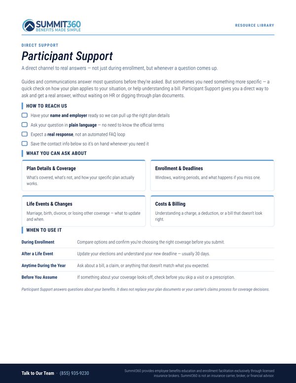 Participant Support thumbnail